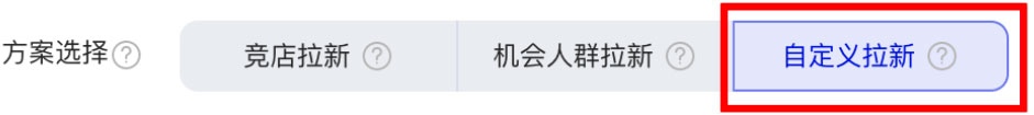 营销目标：自定义推广