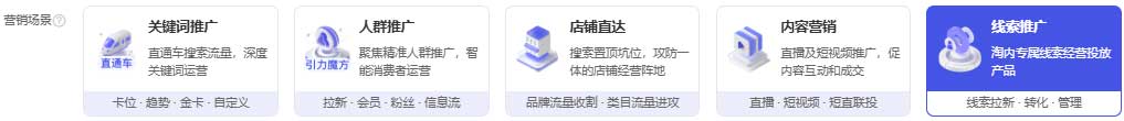 营销场景：线索推广