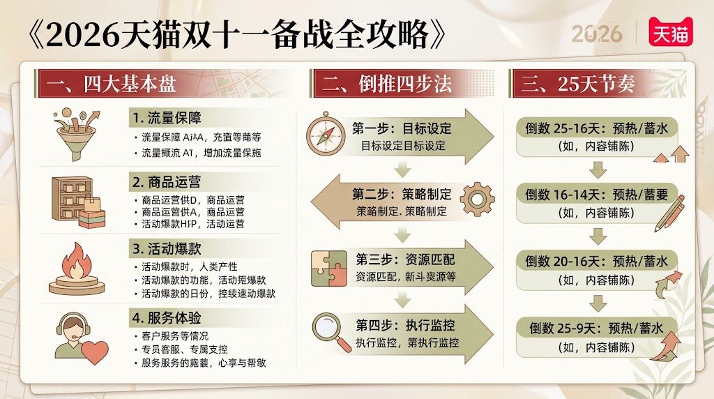 2026天猫双十一备战全攻略