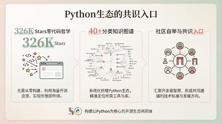 Python生态的共识入口：vinta/awesome-python